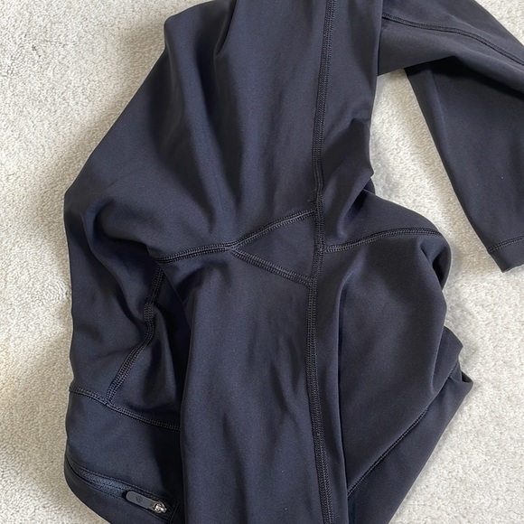 Lululemon Speed Up Crop *21" Black (First Release) Black Size 8 Practically new - Picture 7 of 12